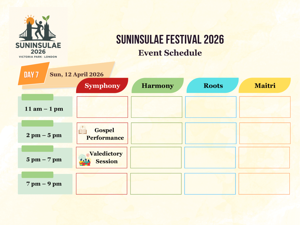 suninsulae festival schedule day 7 london